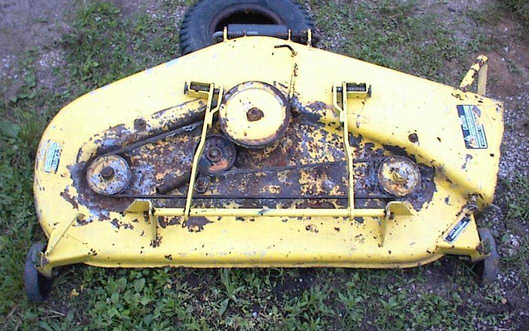 john deere 318 mower deck parts diagram