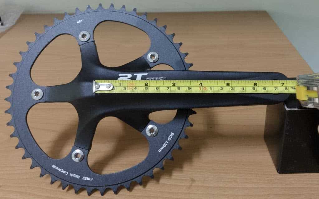 bicycle crankset parts diagram