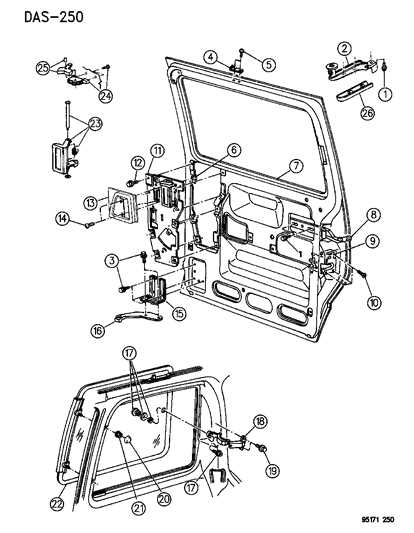 dodge caravan parts diagram