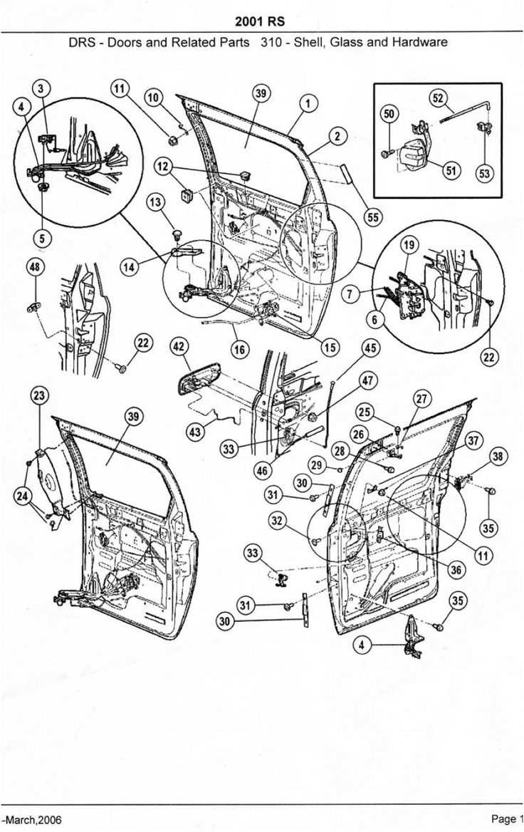 dodge caravan parts diagram