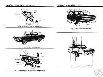 dodge charger body parts diagram