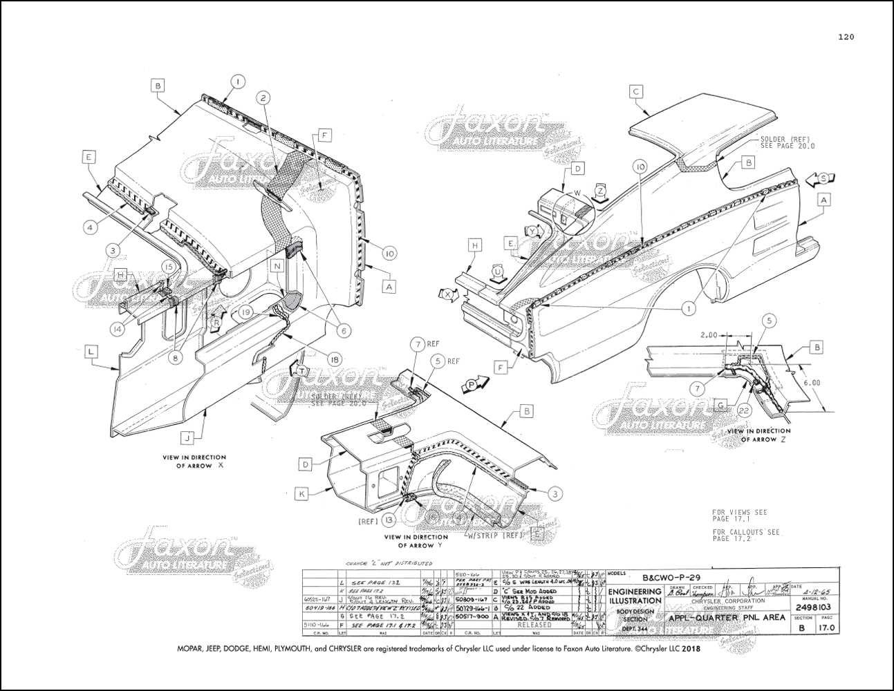 dodge charger body parts diagram