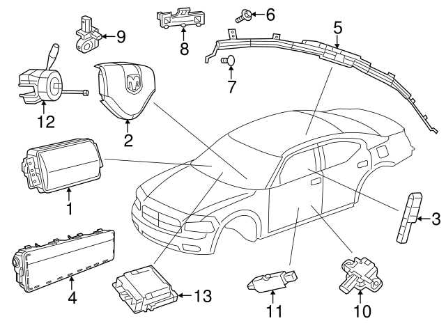 dodge charger parts diagram