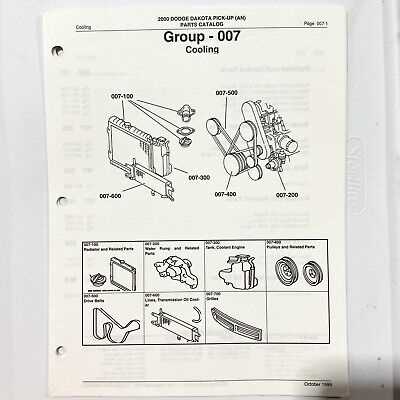 dodge dakota parts diagram