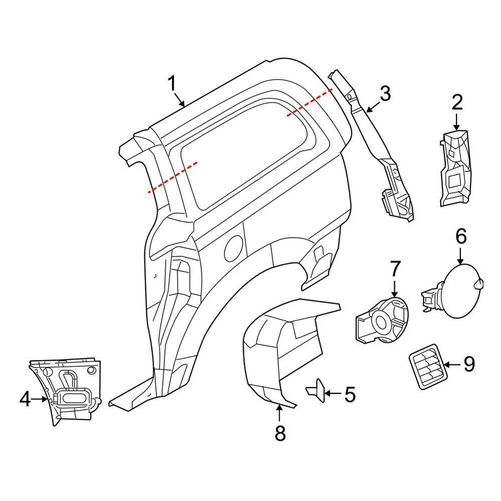 dodge grand caravan body parts diagram