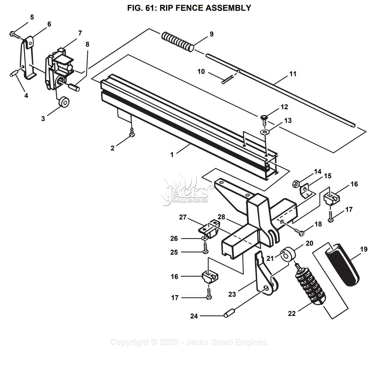 fence parts diagram