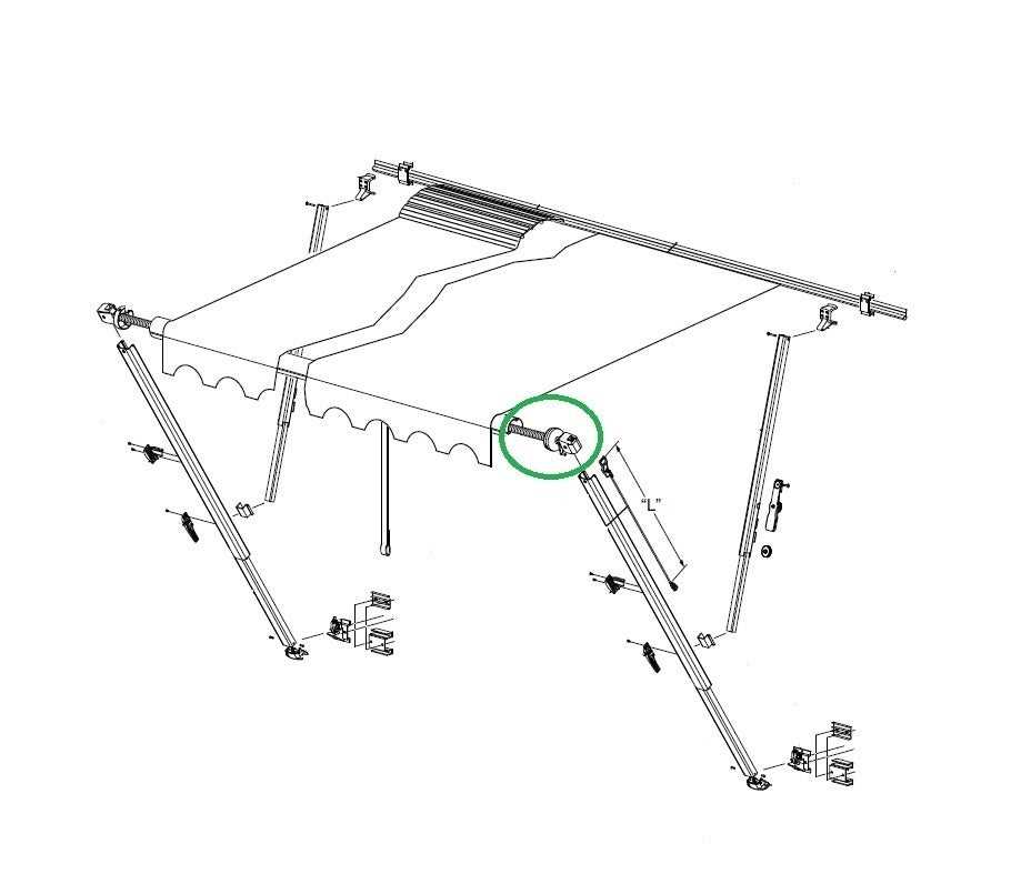 dometic awning parts diagram