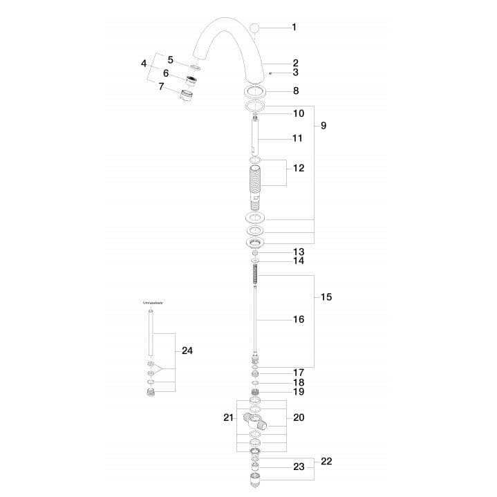 moen 7700 parts diagram