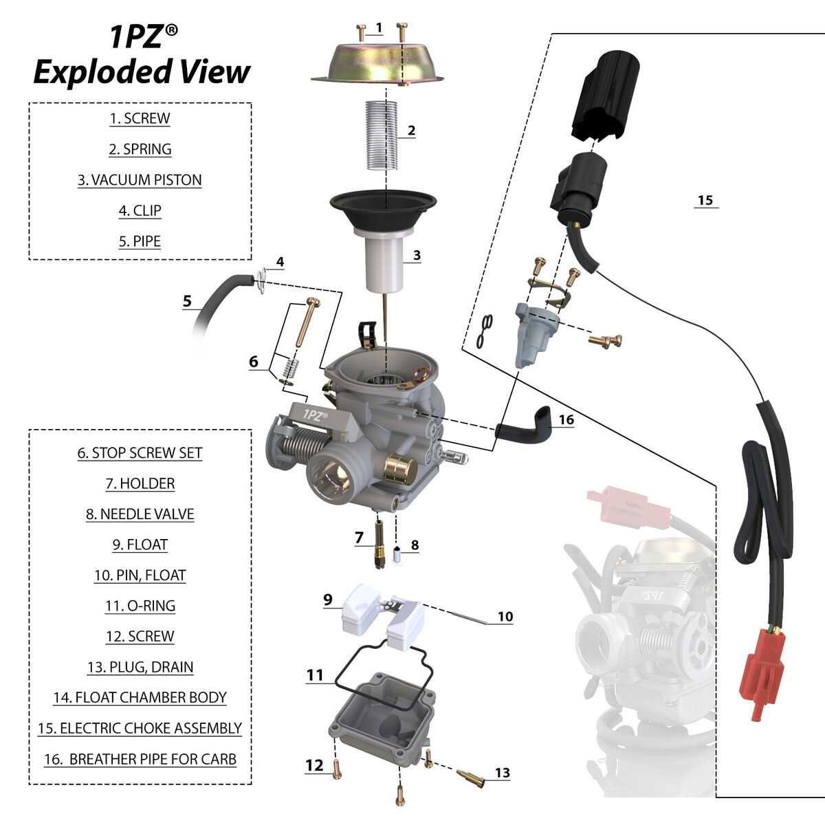 hammerhead gts 150 parts diagram