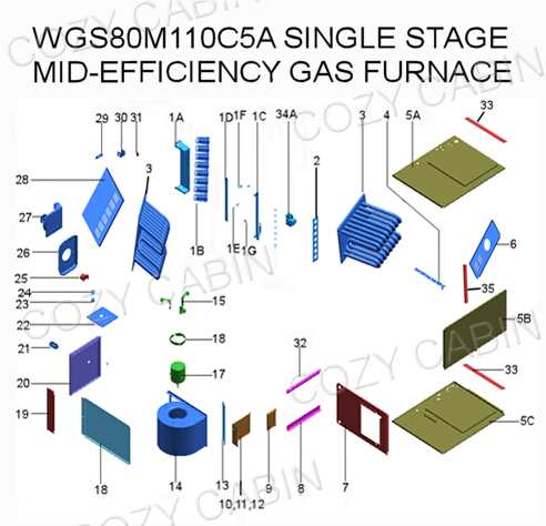 ducane furnace parts diagram