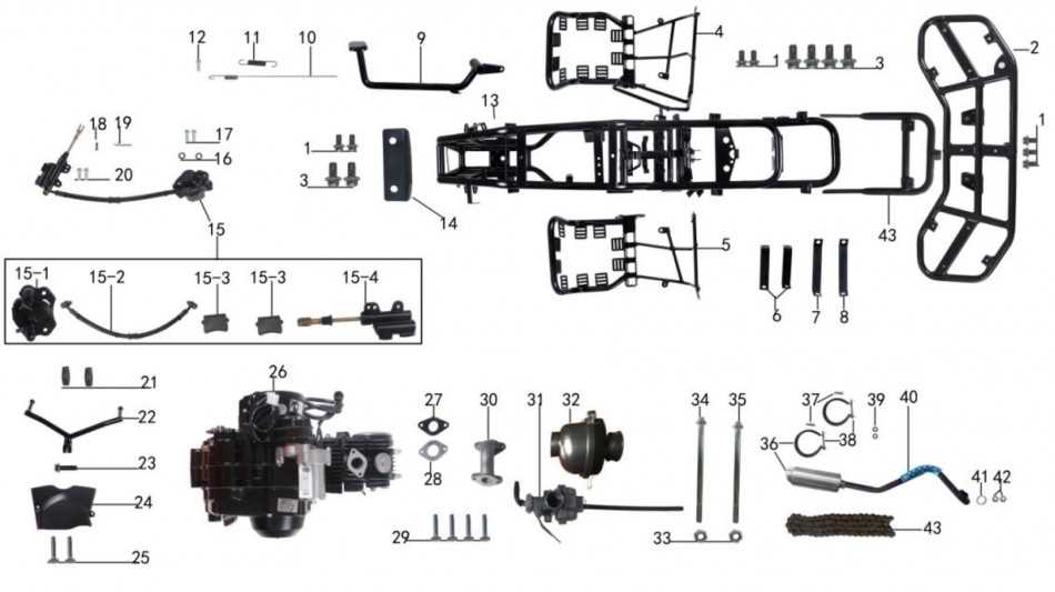 tao tao 125 parts diagram