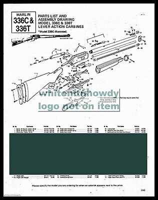 marlin 336 parts diagram