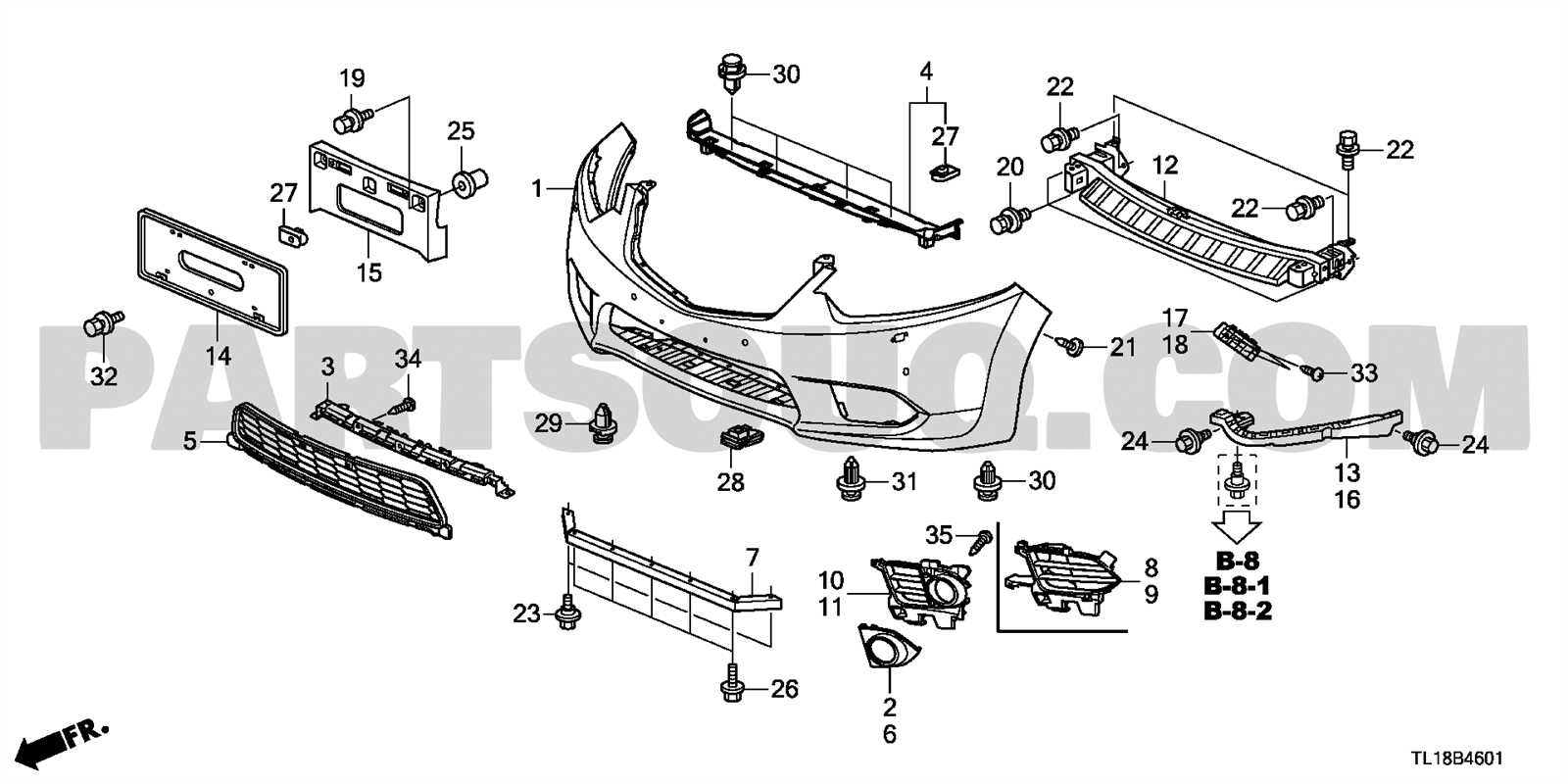 2010 honda accord parts diagram