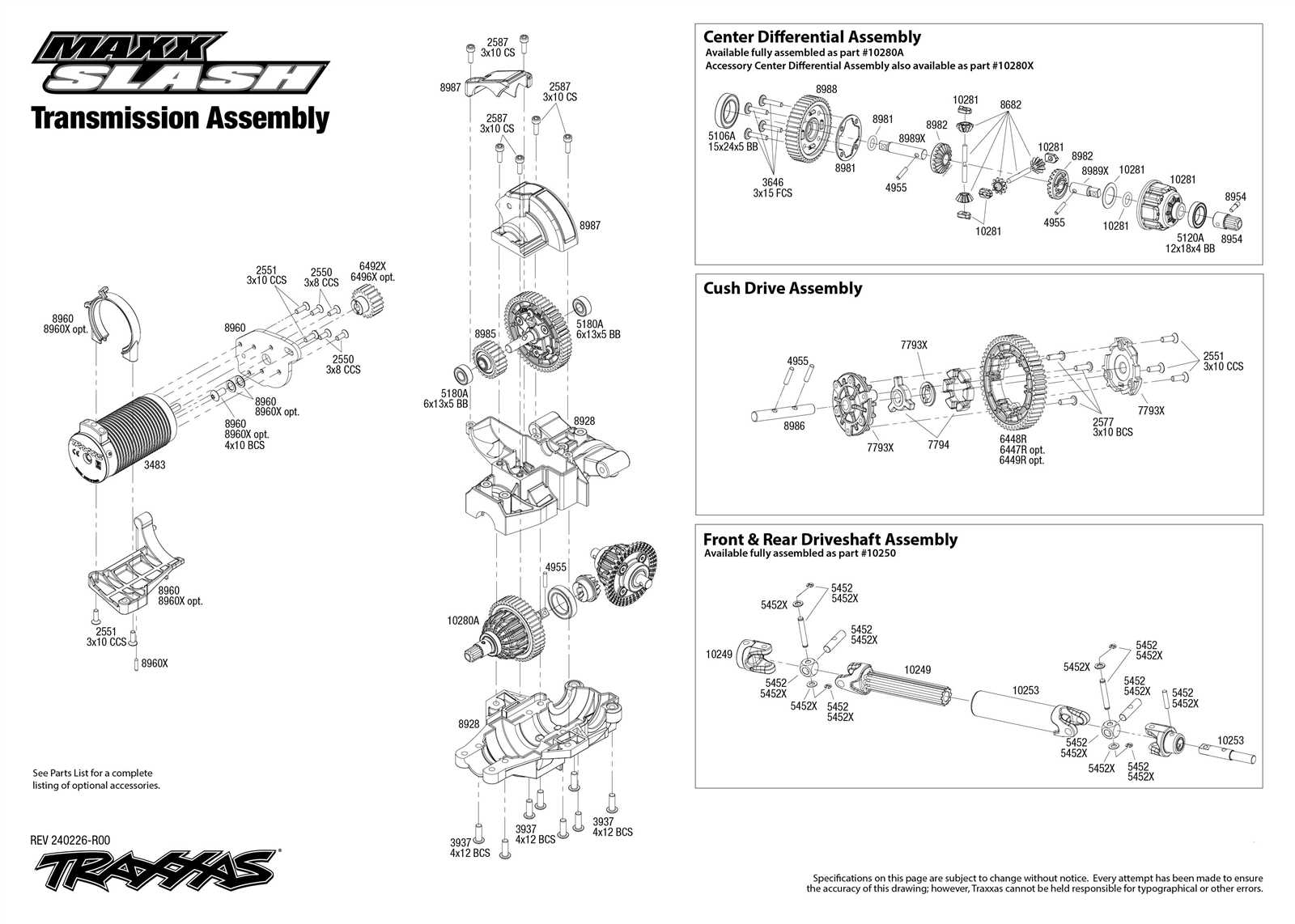 e revo 2.0 parts diagram