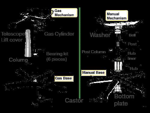 recliner parts diagram