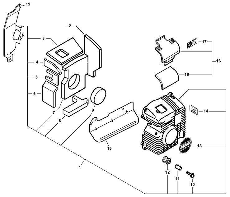 echo blower parts diagram