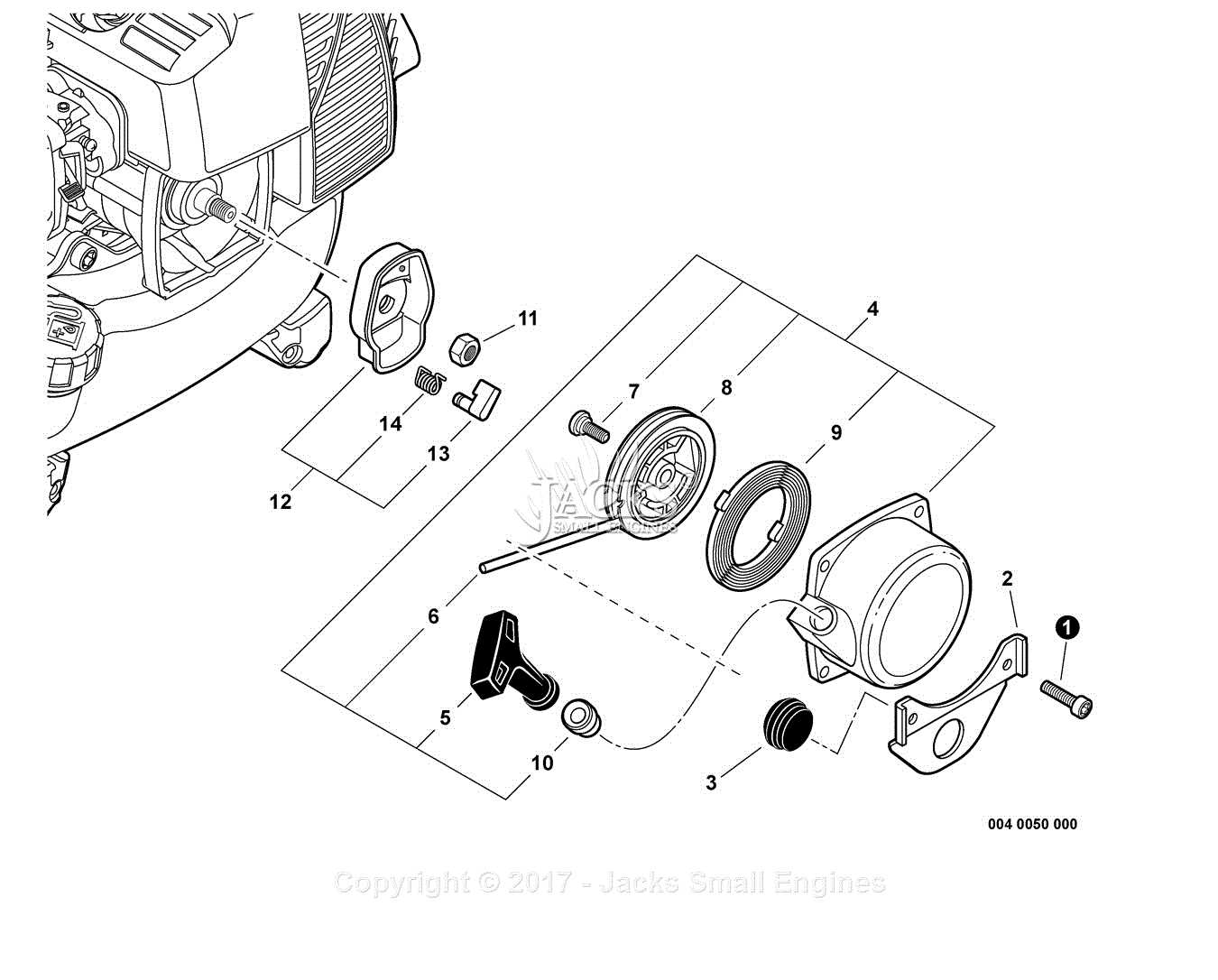 echo pb 250ln parts diagram