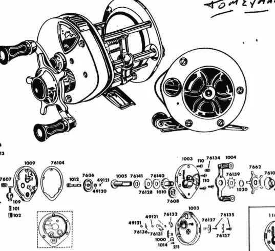 pflueger parts diagram