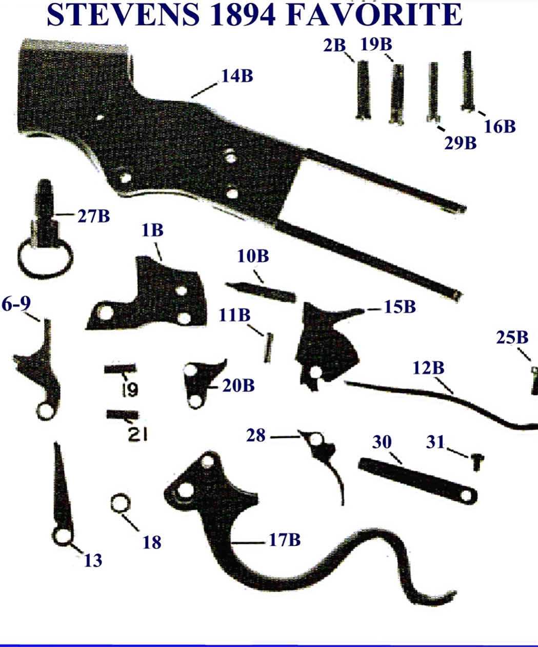 winchester 1894 parts diagram