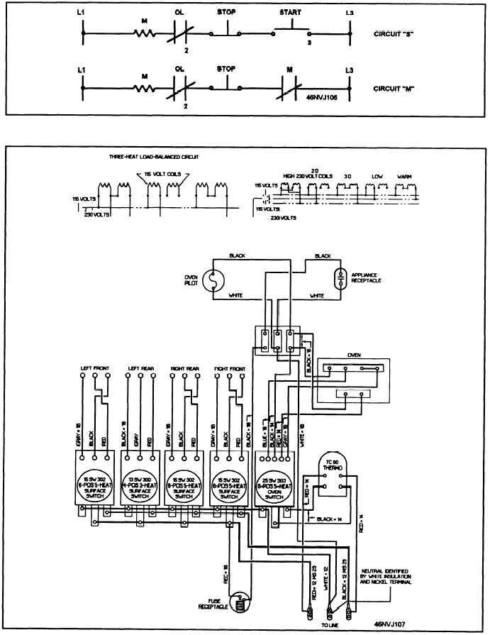 electric stove parts diagram