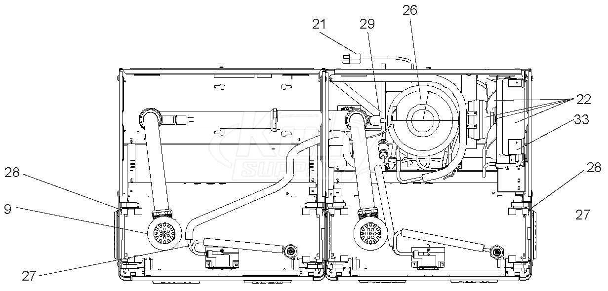 elkay water fountain parts diagram