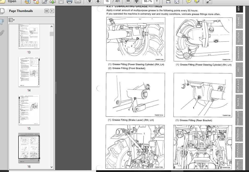 kioti tractor parts diagram