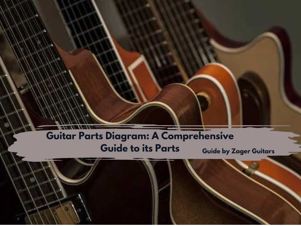 parts of the acoustic guitar diagram