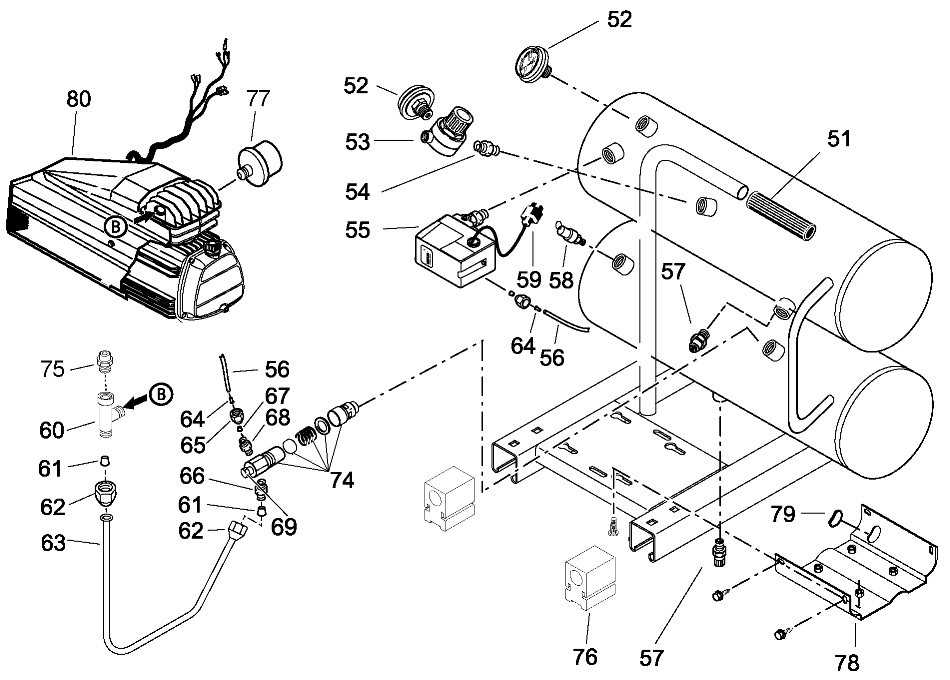 emglo air compressor parts diagram