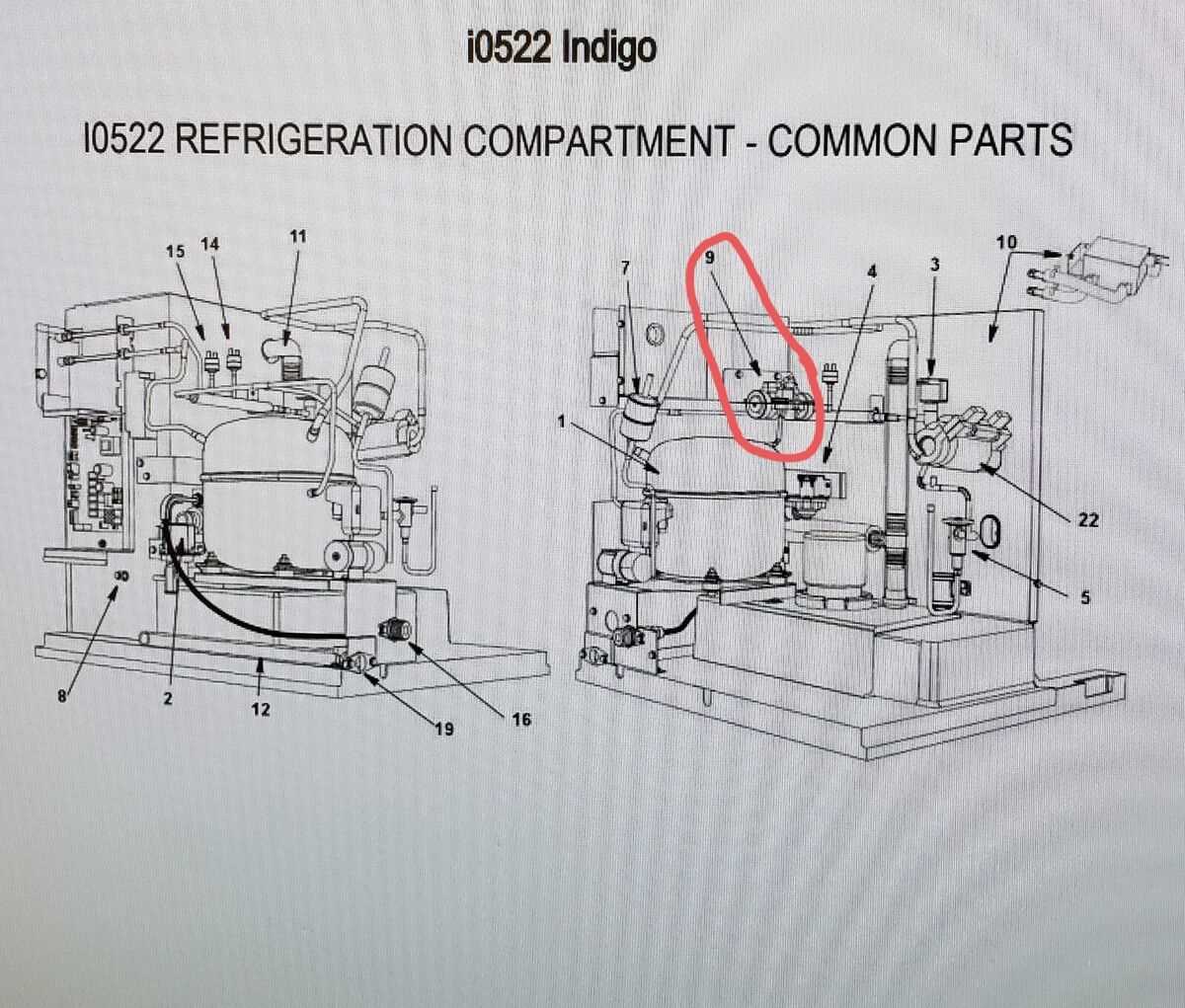 manitowoc rns12a 161 parts diagram