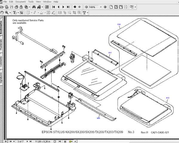 epson printer parts diagram