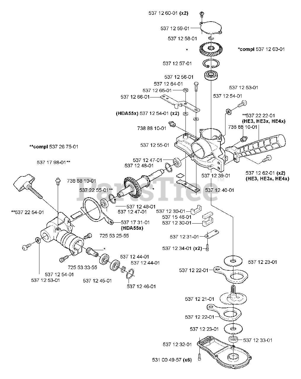 husqvarna trimmer parts diagram