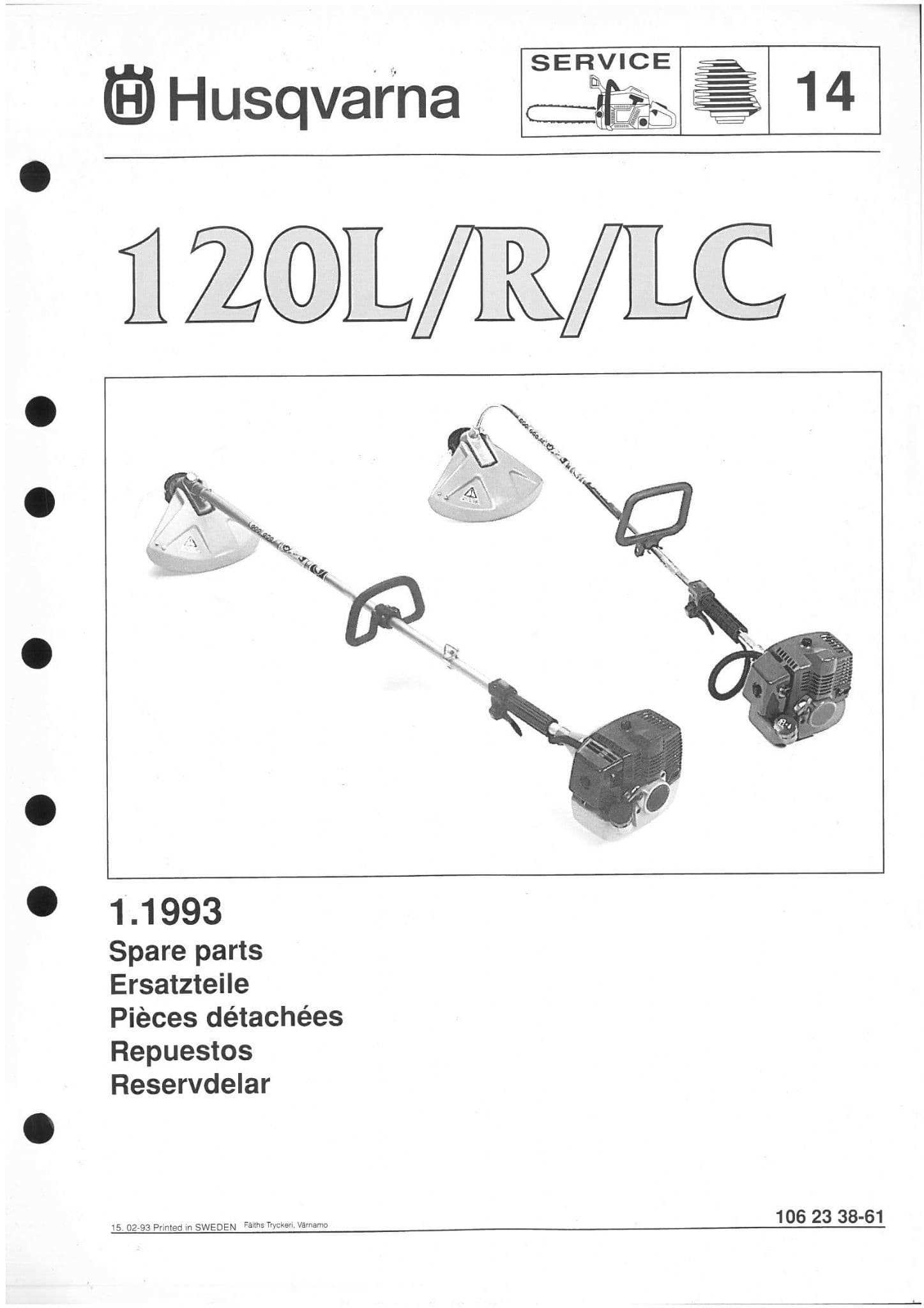 husqvarna trimmer parts diagram