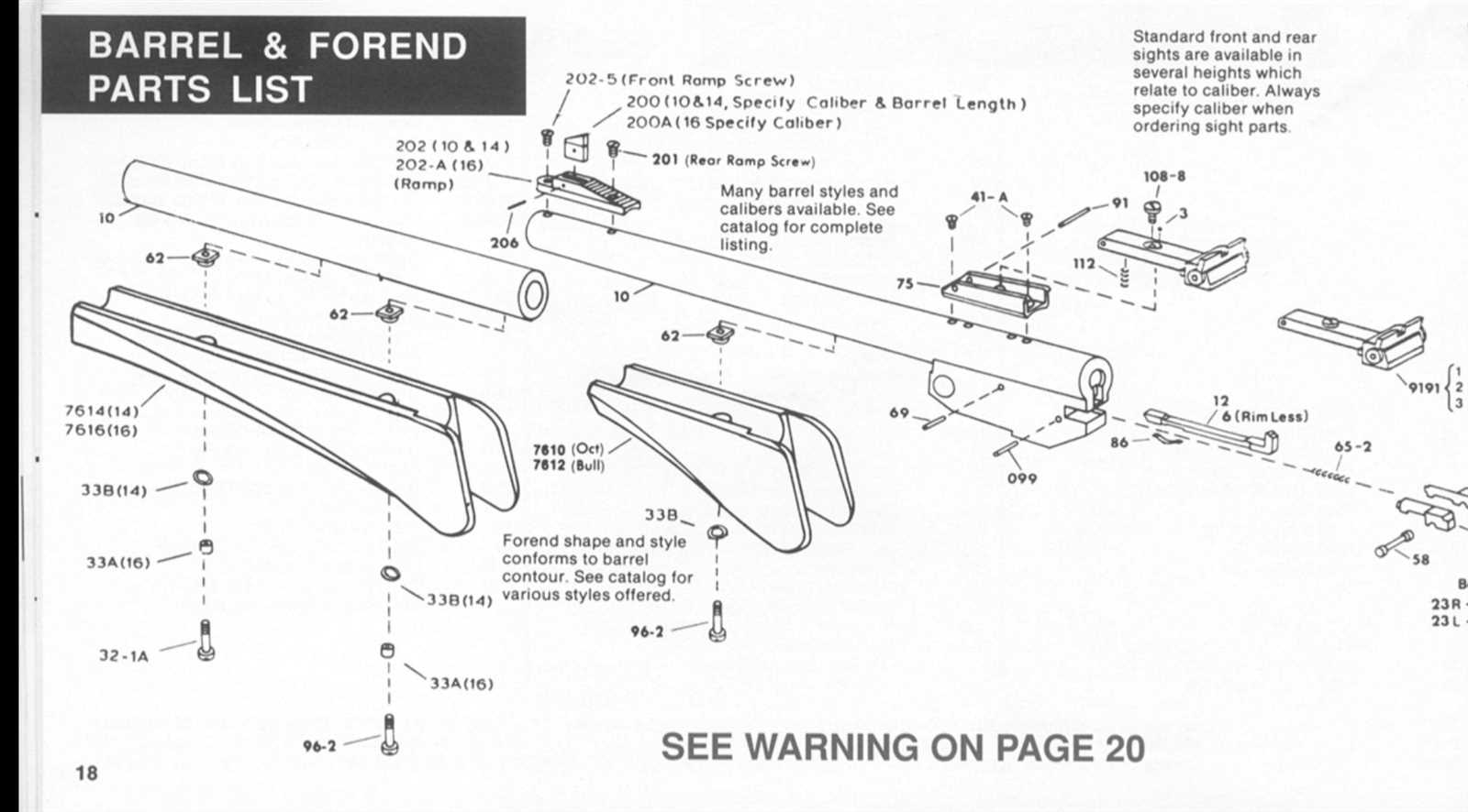 thompson contender parts diagram