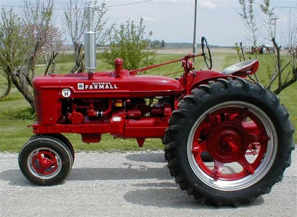 farmall h parts diagram