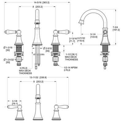 faucet parts diagram