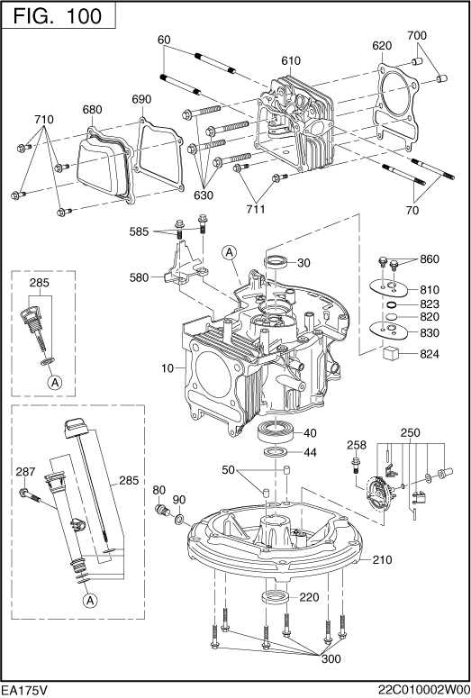 subaru engine parts diagram