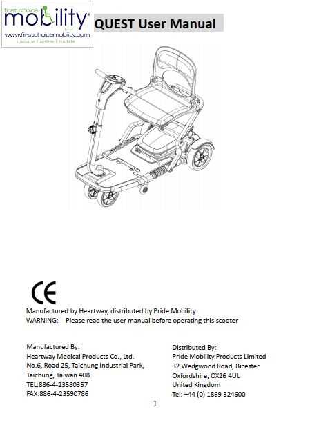 pride mobility scooter parts diagram