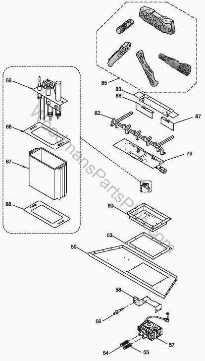 fireplace diagram parts