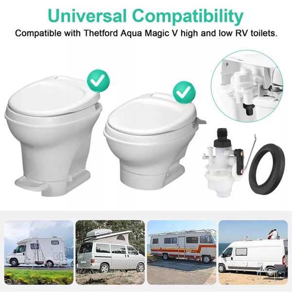 rv toilet parts diagram