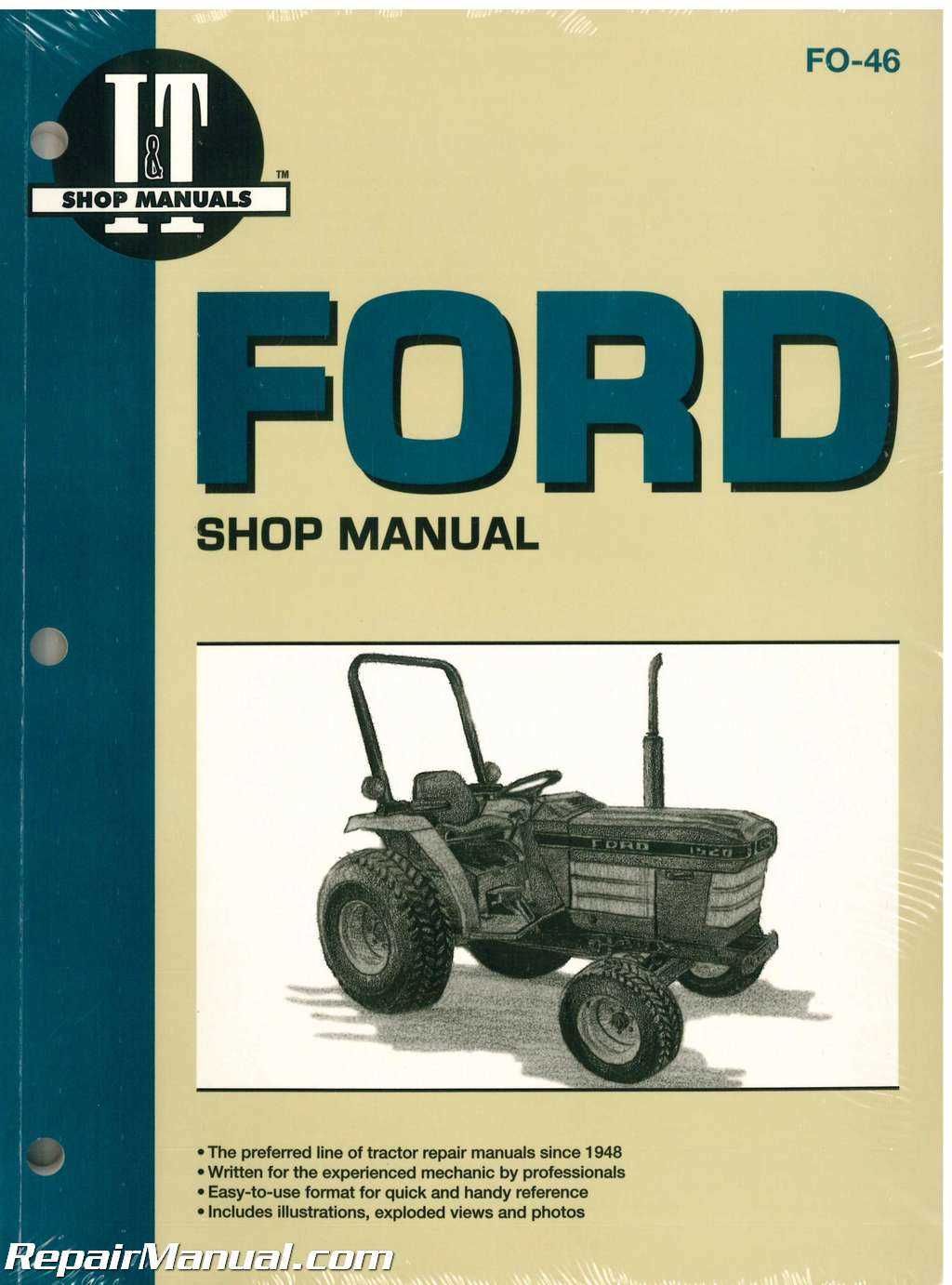 ford 1900 tractor parts diagram