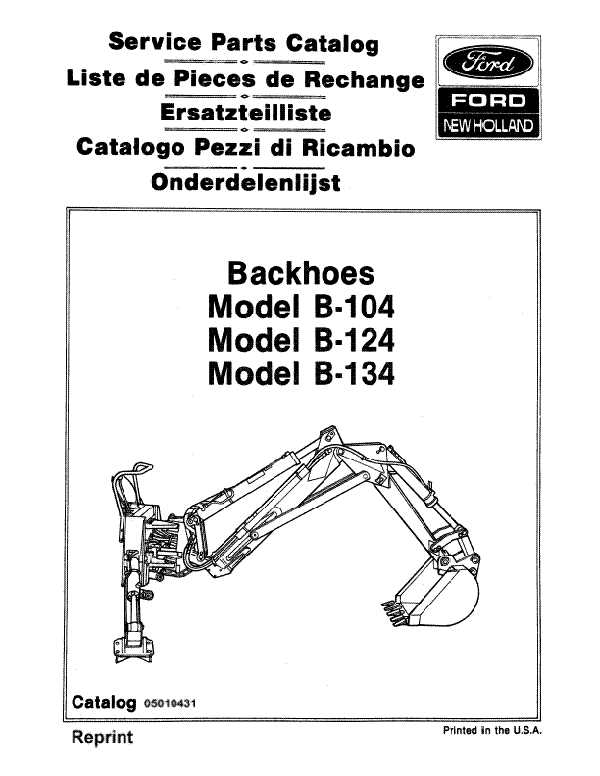 ford 4500 backhoe parts diagram