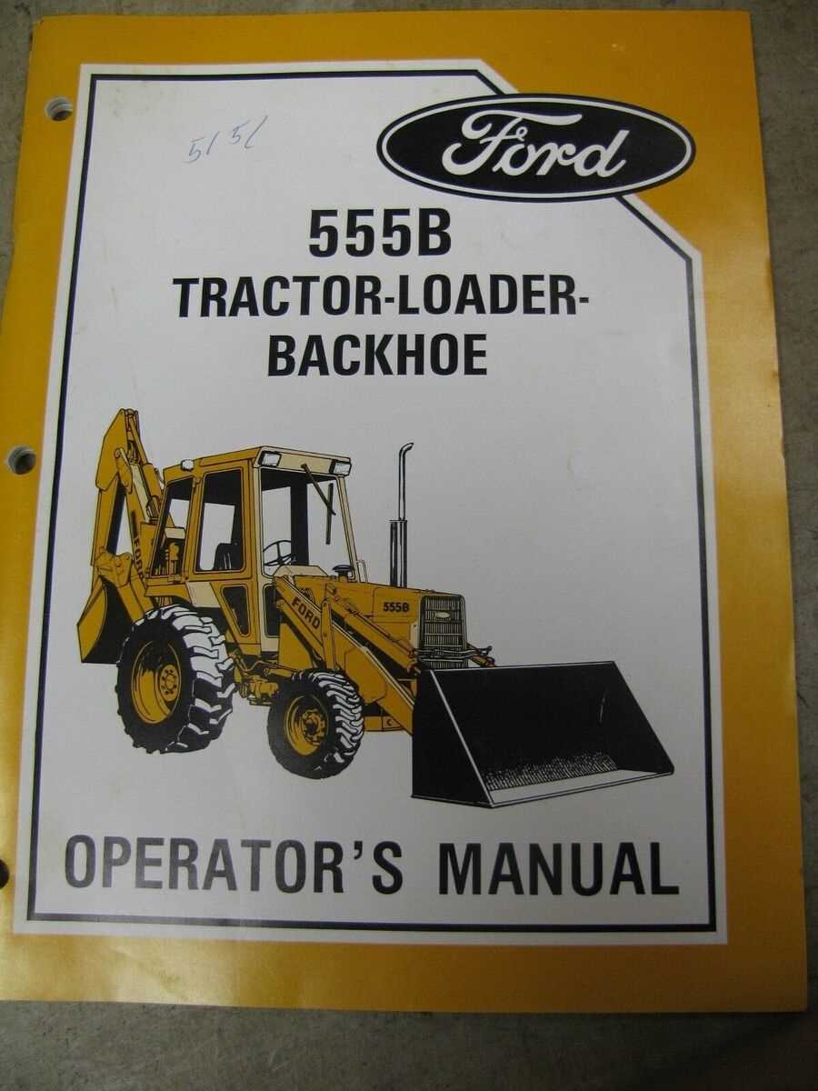 ford 555b backhoe parts diagram