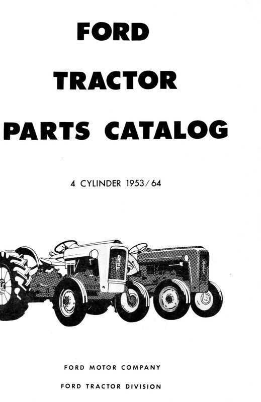 ford 8n parts diagram