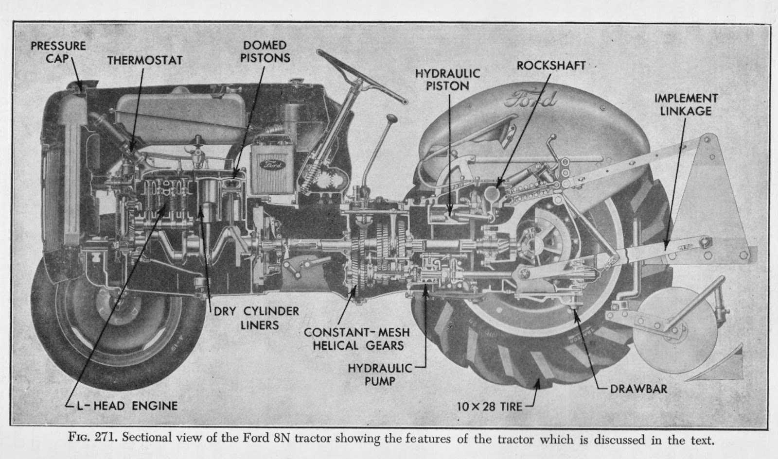 ford 8n parts diagram