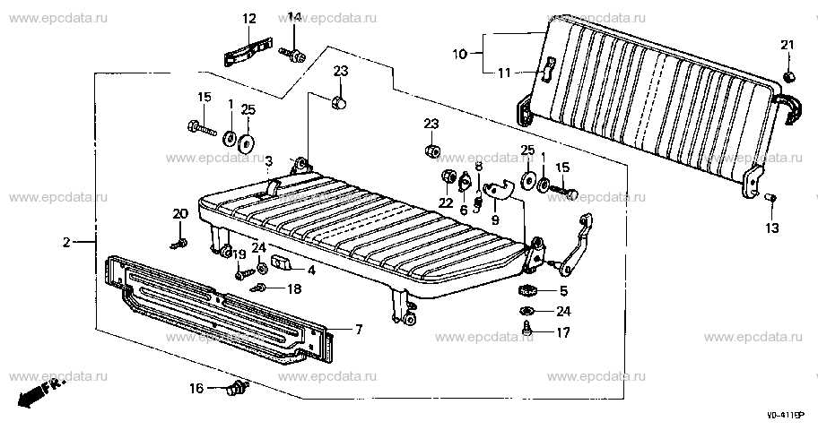 ford f350 tailgate parts diagram