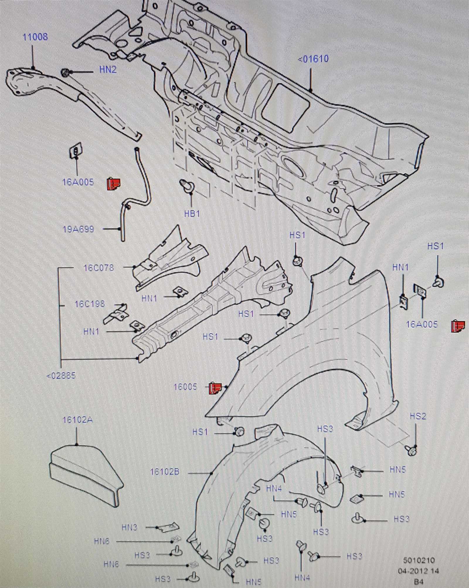 ford focus parts diagram