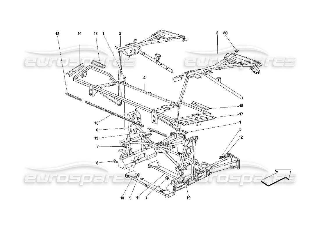 ford ranger frame parts diagram