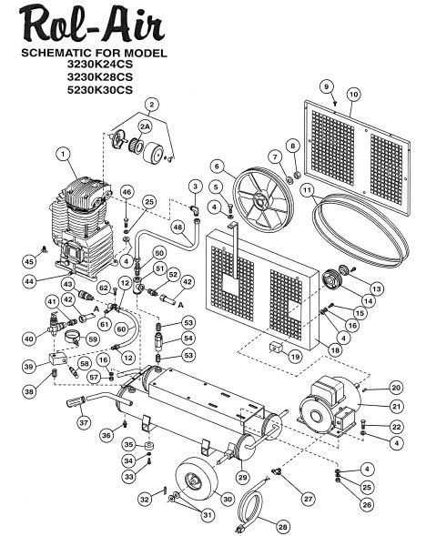 rolair compressor parts diagram