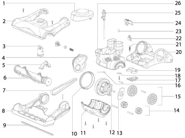 eureka vacuum parts diagram