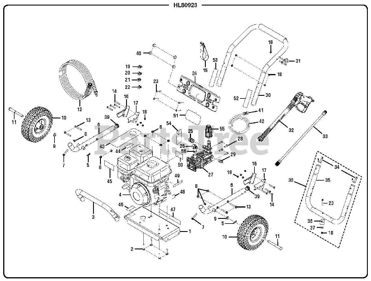 simpson pressure washer parts diagram